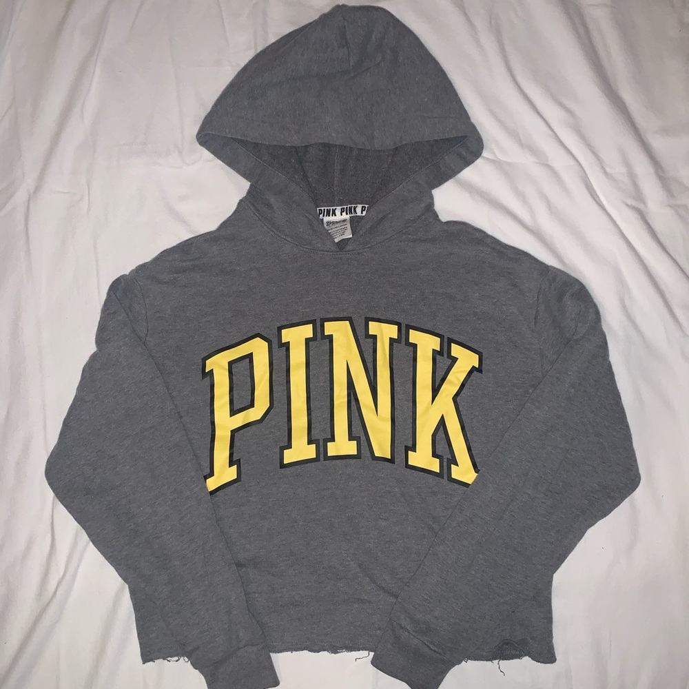 PINK Cropped Sweatshirt